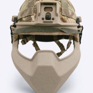UK Forces MTP Virtus Revision Batlskin Cobra Helmet with NVG Counterweight & Chin Guard – Medium